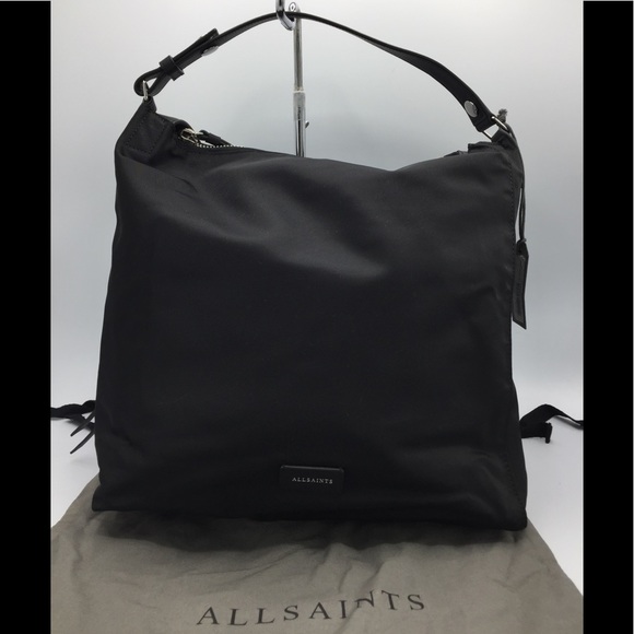 All Saints Handbags - AllSaints Nilo Kita Small Nylon Leather Backpack